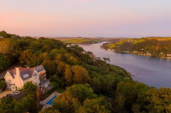 Holiday Home, Salcombe, Aerial Shot